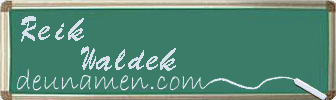 Reik Waldek Visitenkarte